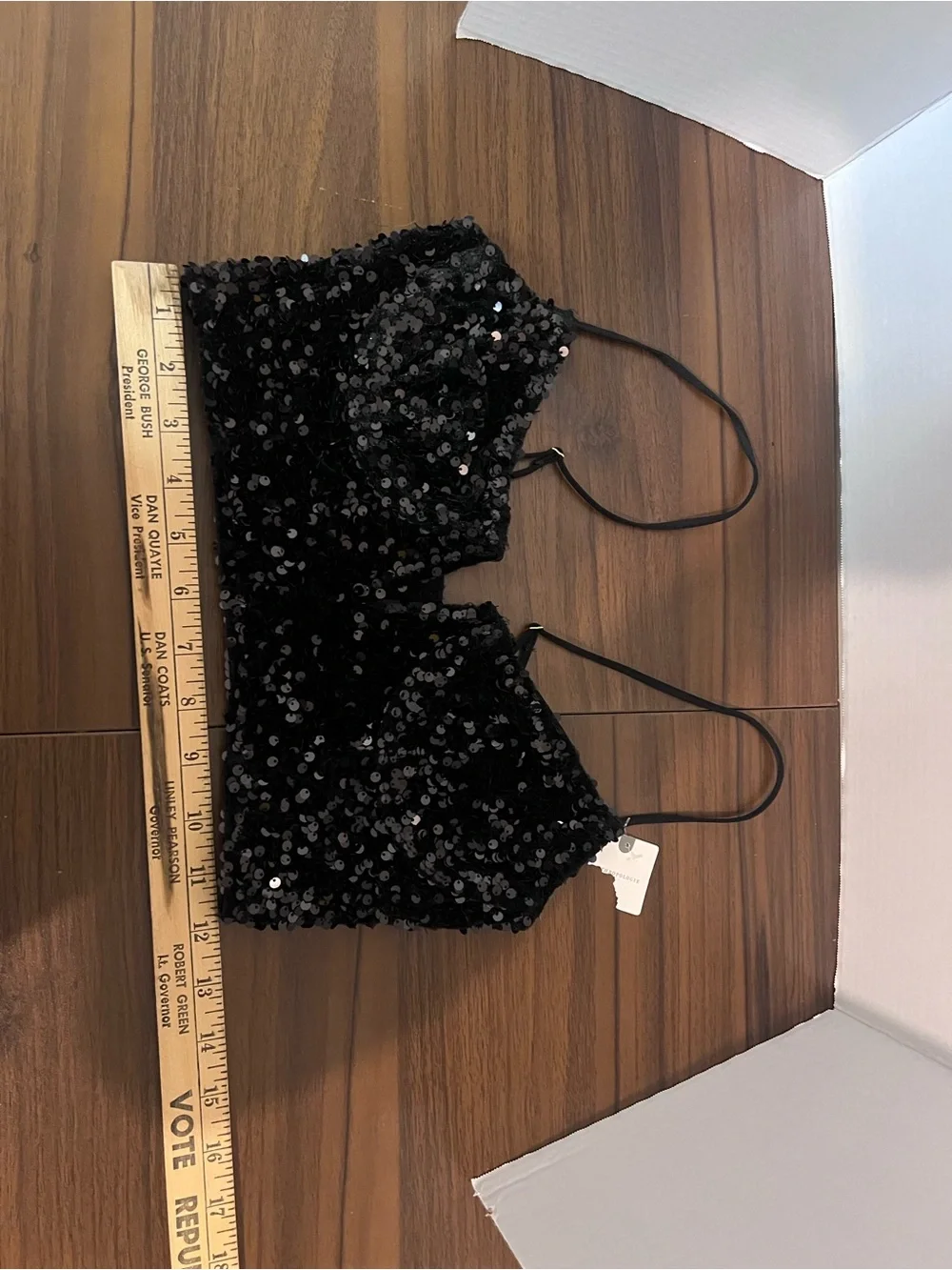 Anthropologie black bandeau